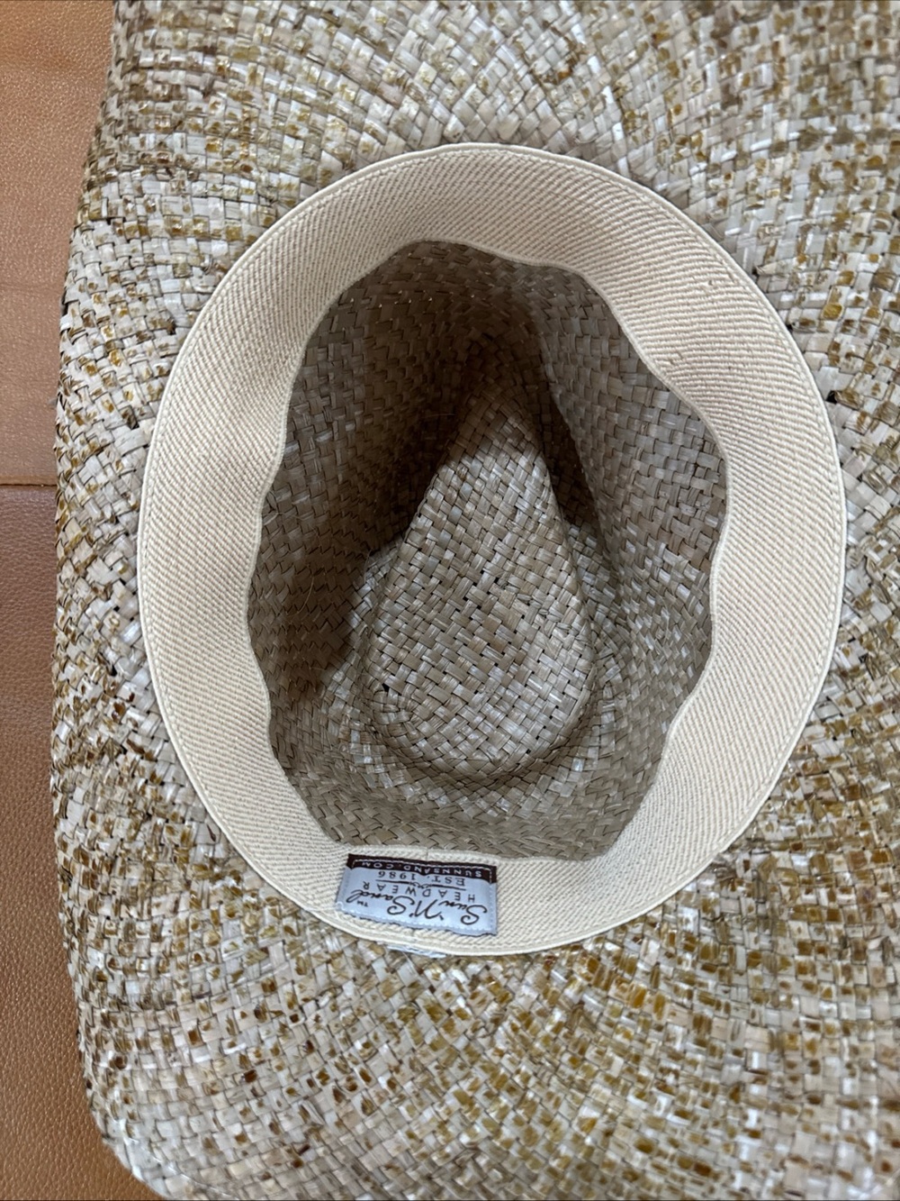 Sun N Sand Women’s Straw Cowboy Hat Beaded Band Western Beach Cowgirl One Size - Picture 6 of 7